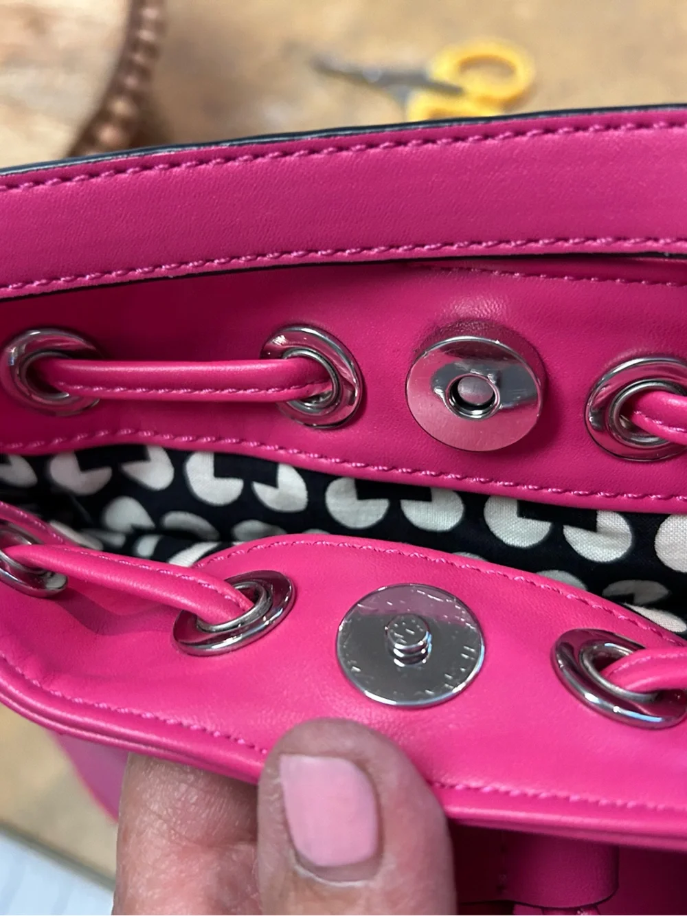 Vera Bradley Hot Pink Bucket Bag - Hand Bag & Crossbody Style